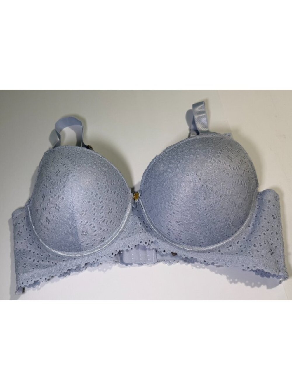 Daisy Fuentes Womens Bra 40C Light Purple Lace Padded Underwire Adjustable Strap